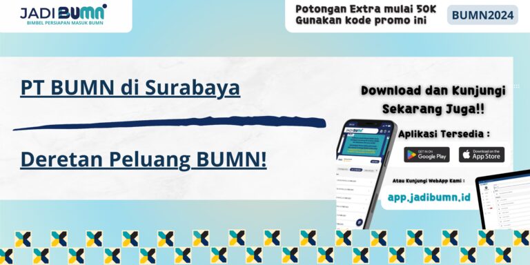 PT BUMN di Surabaya - Deretan Peluang BUMN!