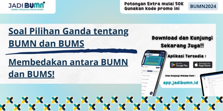 Soal Pilihan Ganda tentang BUMN dan BUMS - Membedakan antara BUMN dan BUMS!