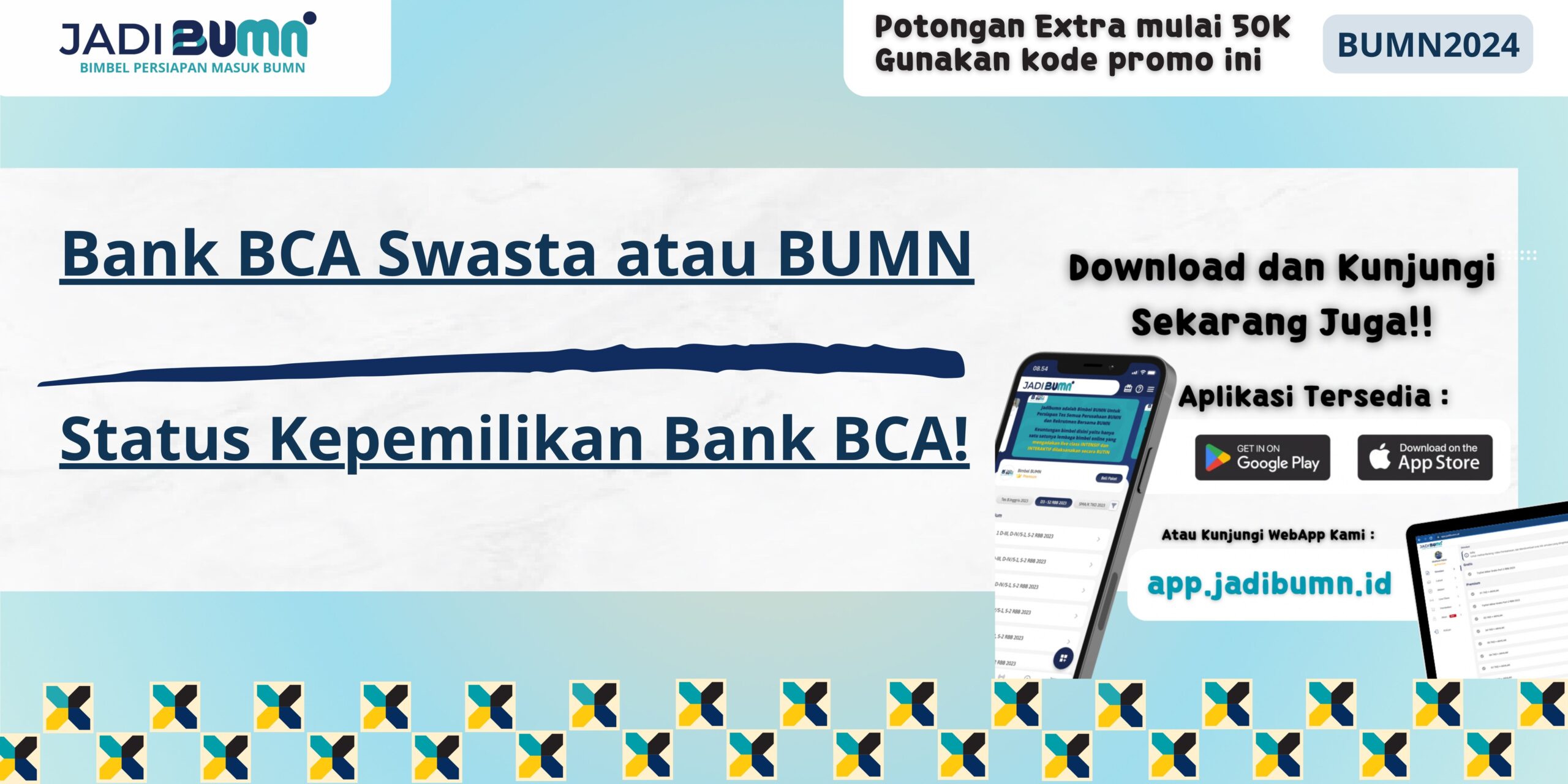 Bank BCA Swasta atau BUMN - Status Kepemilikan Bank BCA!