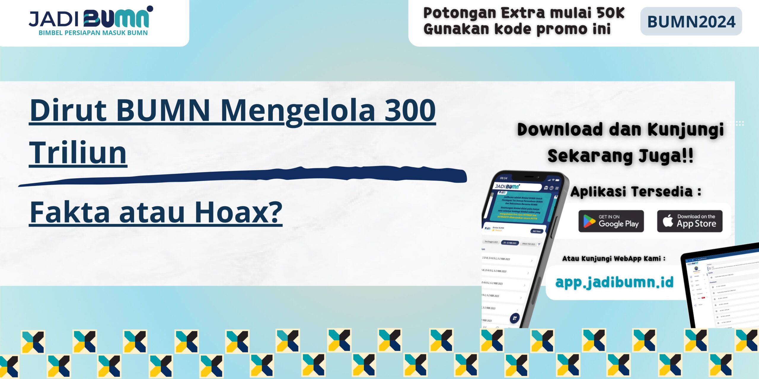 Dirut BUMN Mengelola 300 Triliun - Fakta atau Hoax?