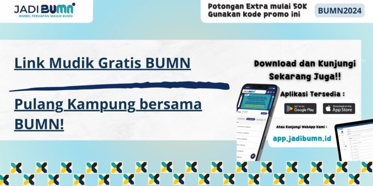 Link Mudik Gratis BUMN - Pulang Kampung bersama BUMN!