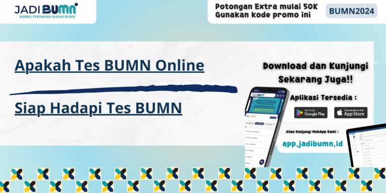 Apakah Tes BUMN Online - Siap Hadapi Tes BUMN