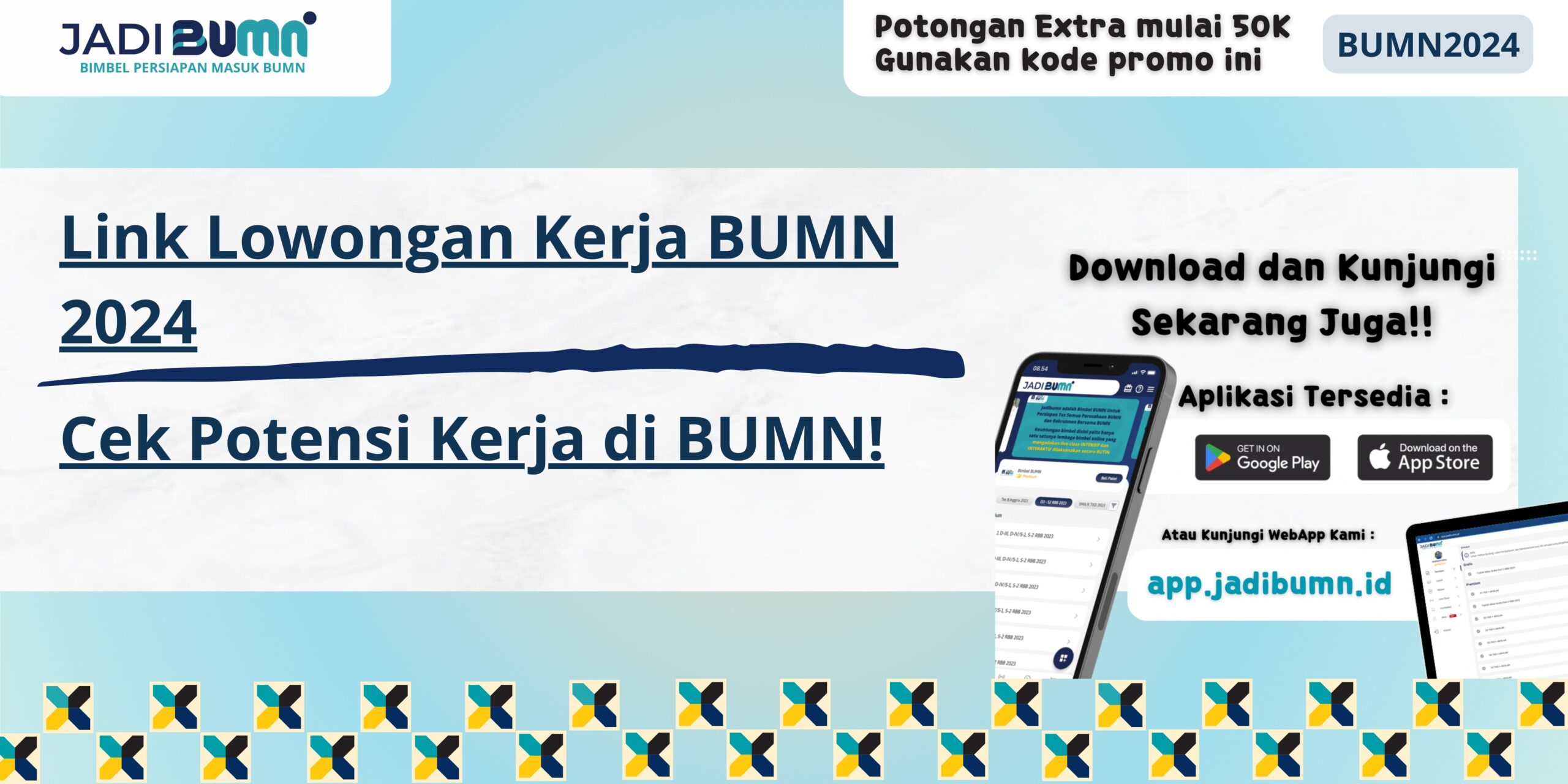 Link Lowongan Kerja BUMN 2024 - Cek Potensi Kerja di BUMN!