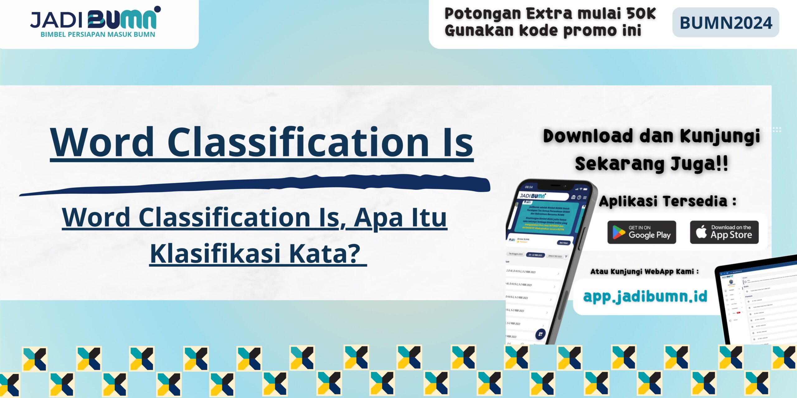 Word Classification Is, Apa Itu Klasifikasi Kata?