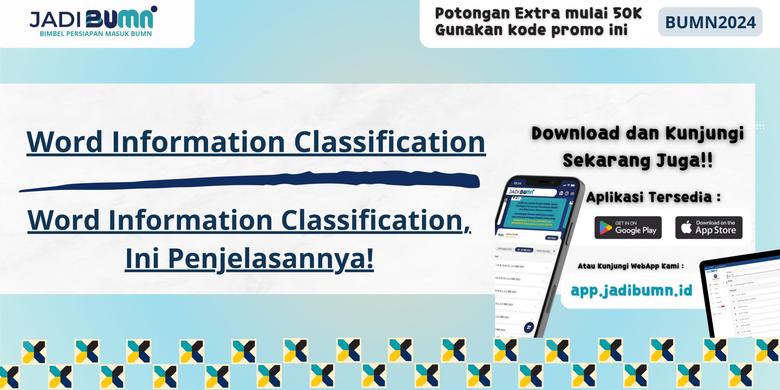 Word Information Classification, Ini Penjelasannya!