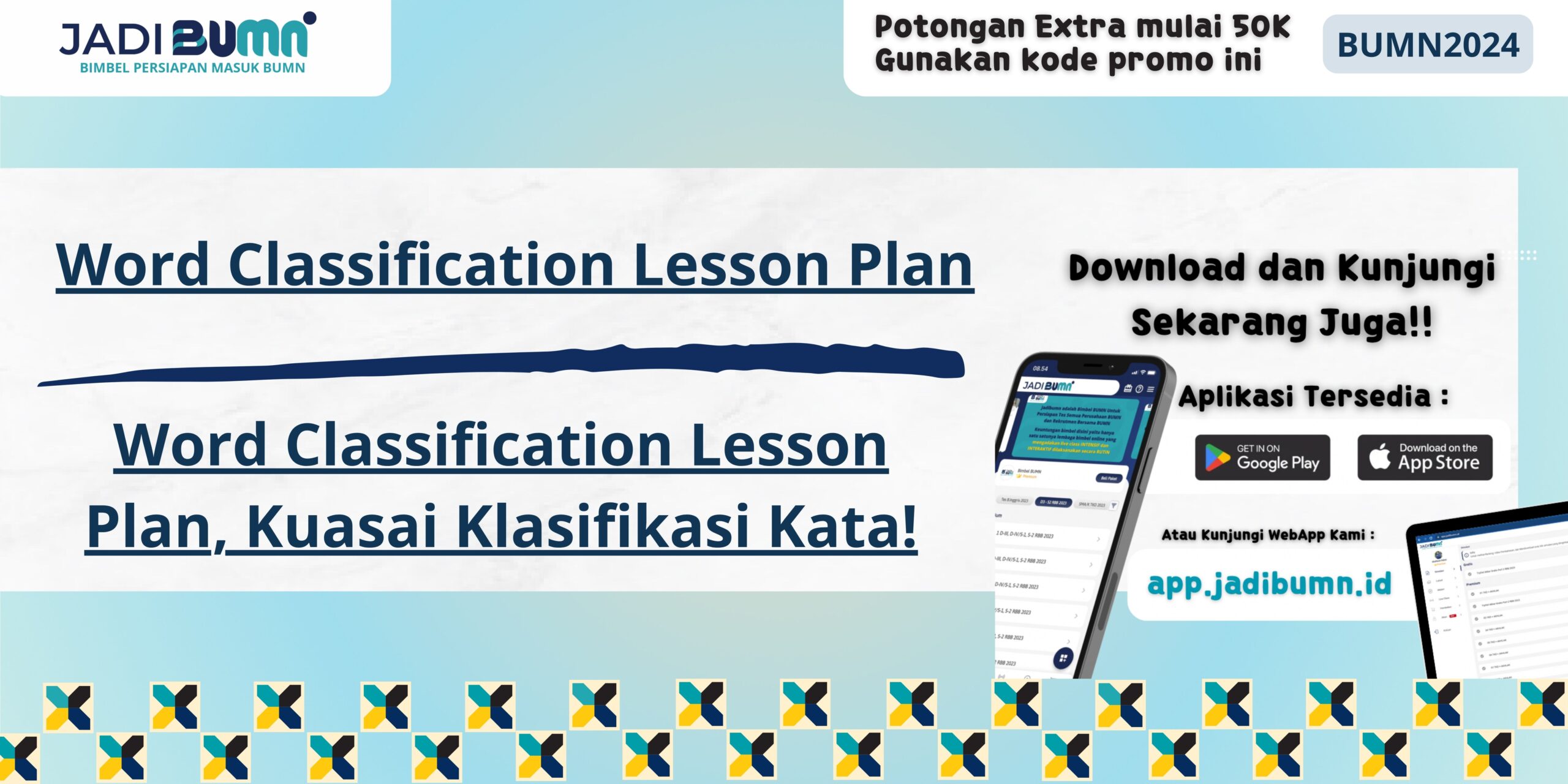 Word Classification Lesson Plan, Kuasai Klasifikasi Kata!