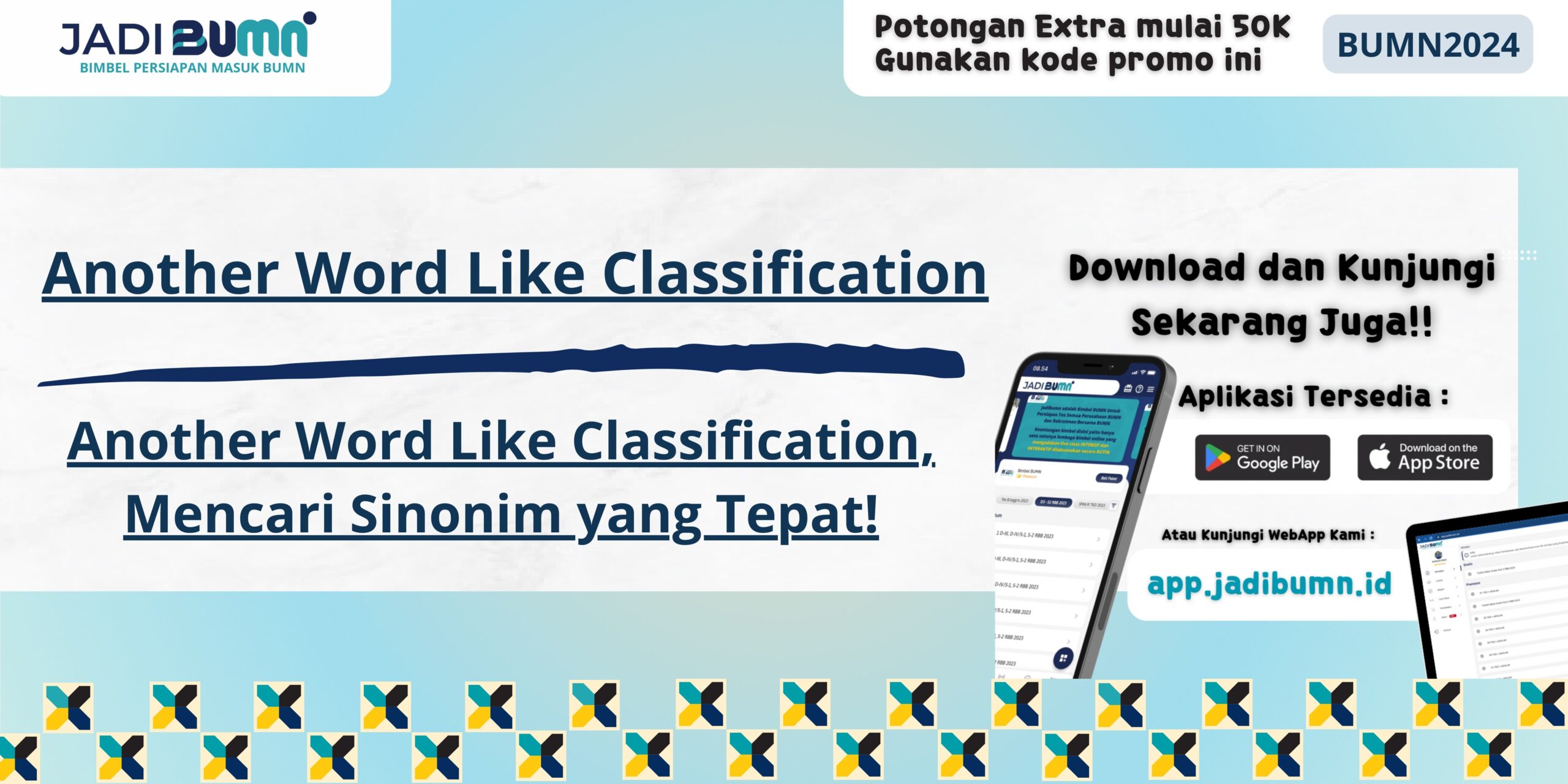 Another Word Like Classification, Mencari Sinonim yang Tepat!