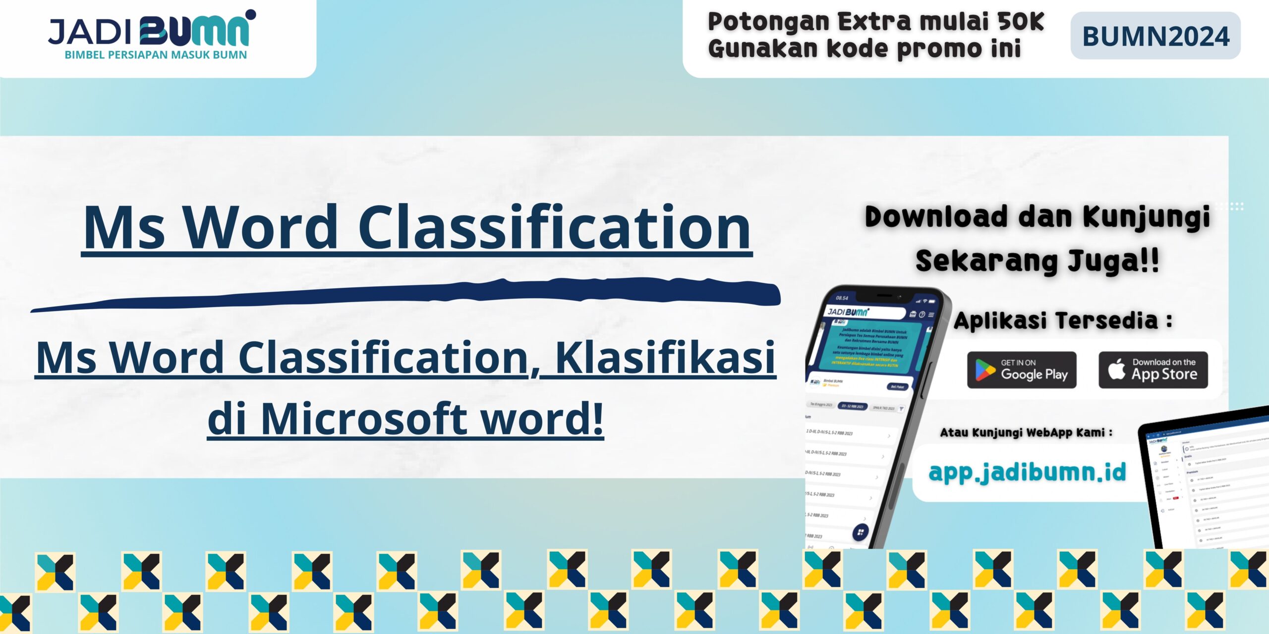 Ms Word Classification, Klasifikasi di Microsoft word!