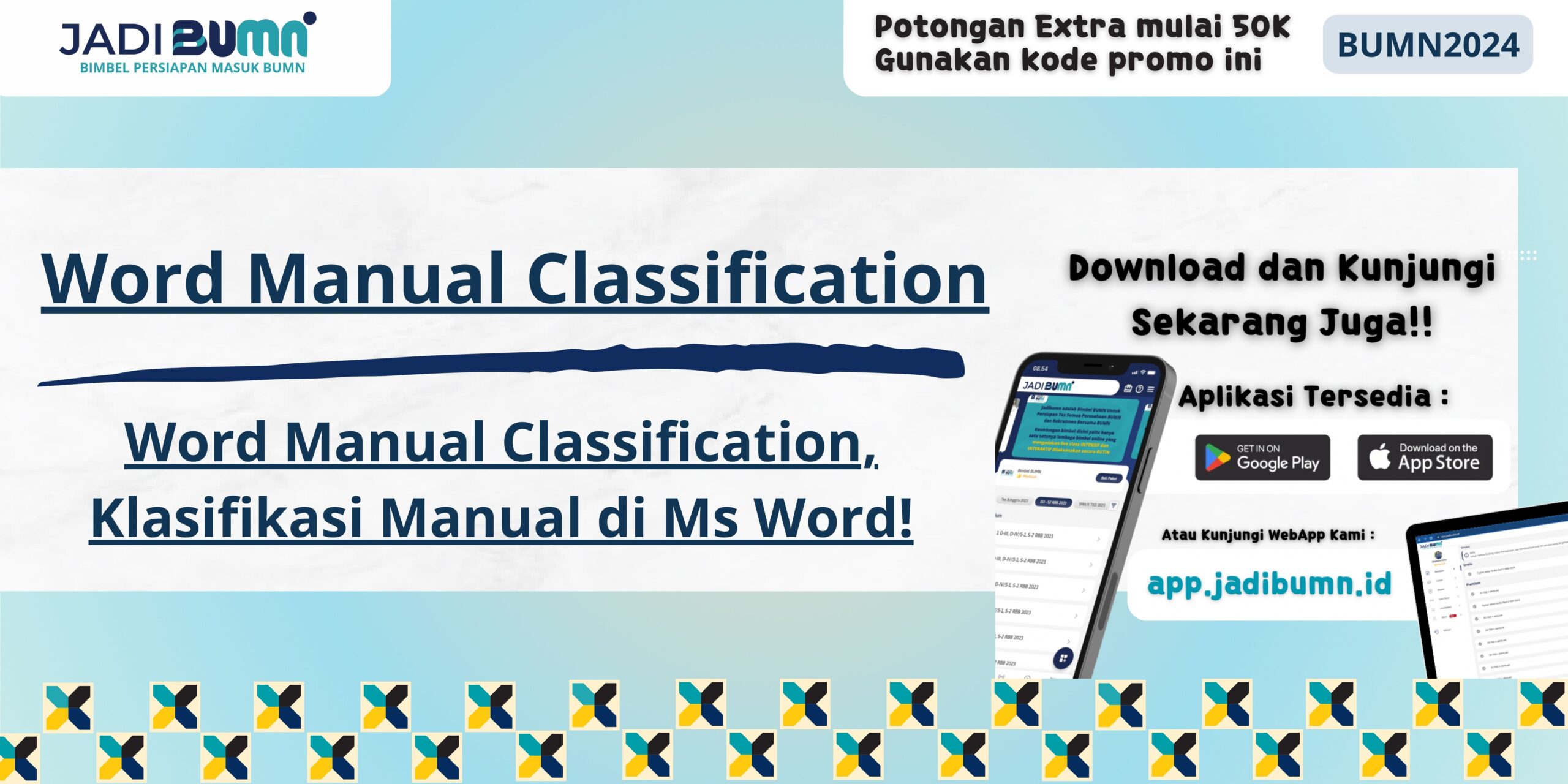 Word Manual Classification, Klasifikasi Manual di Ms Word!