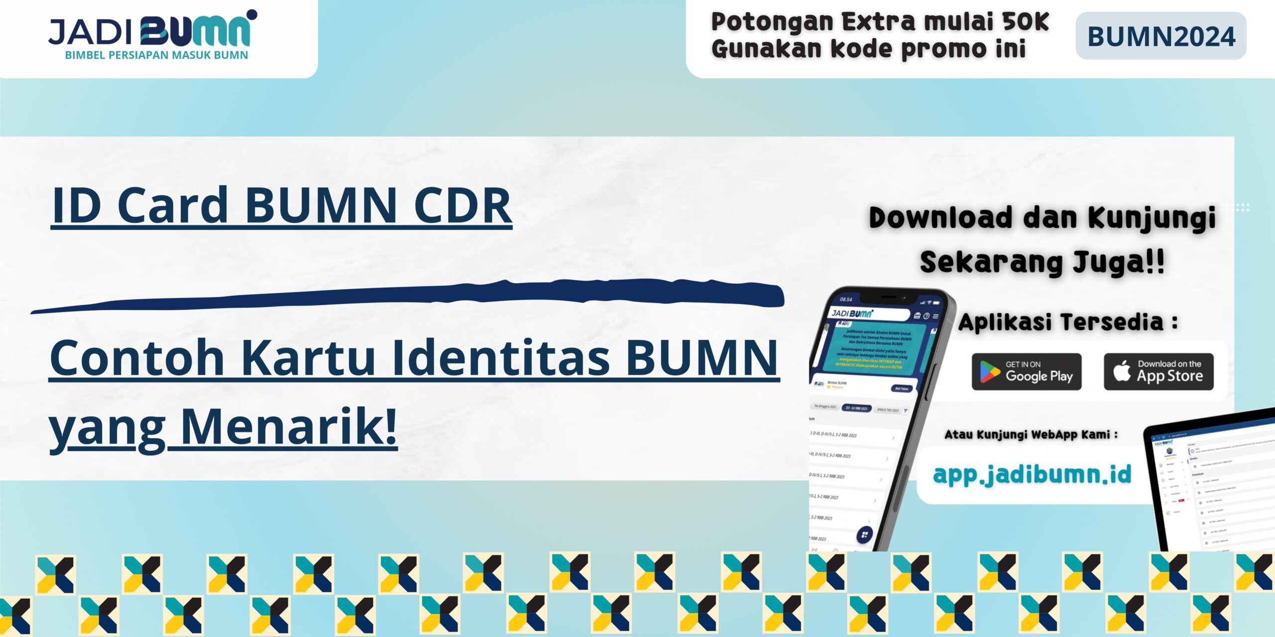 ID Card BUMN CDR - Contoh Kartu Identitas BUMN yang Menarik!