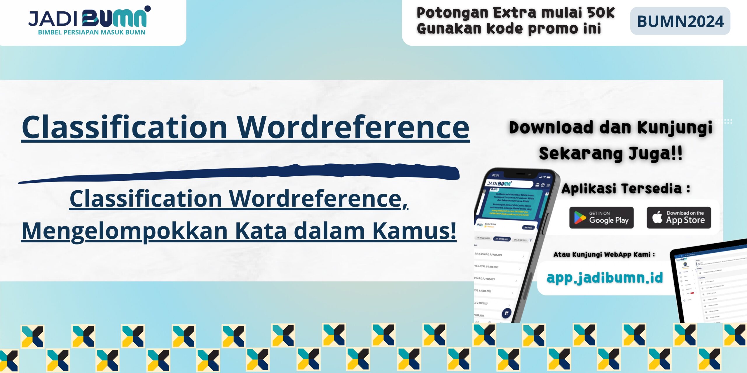 Classification Wordreference, Mengelompokkan Kata dalam Kamus!