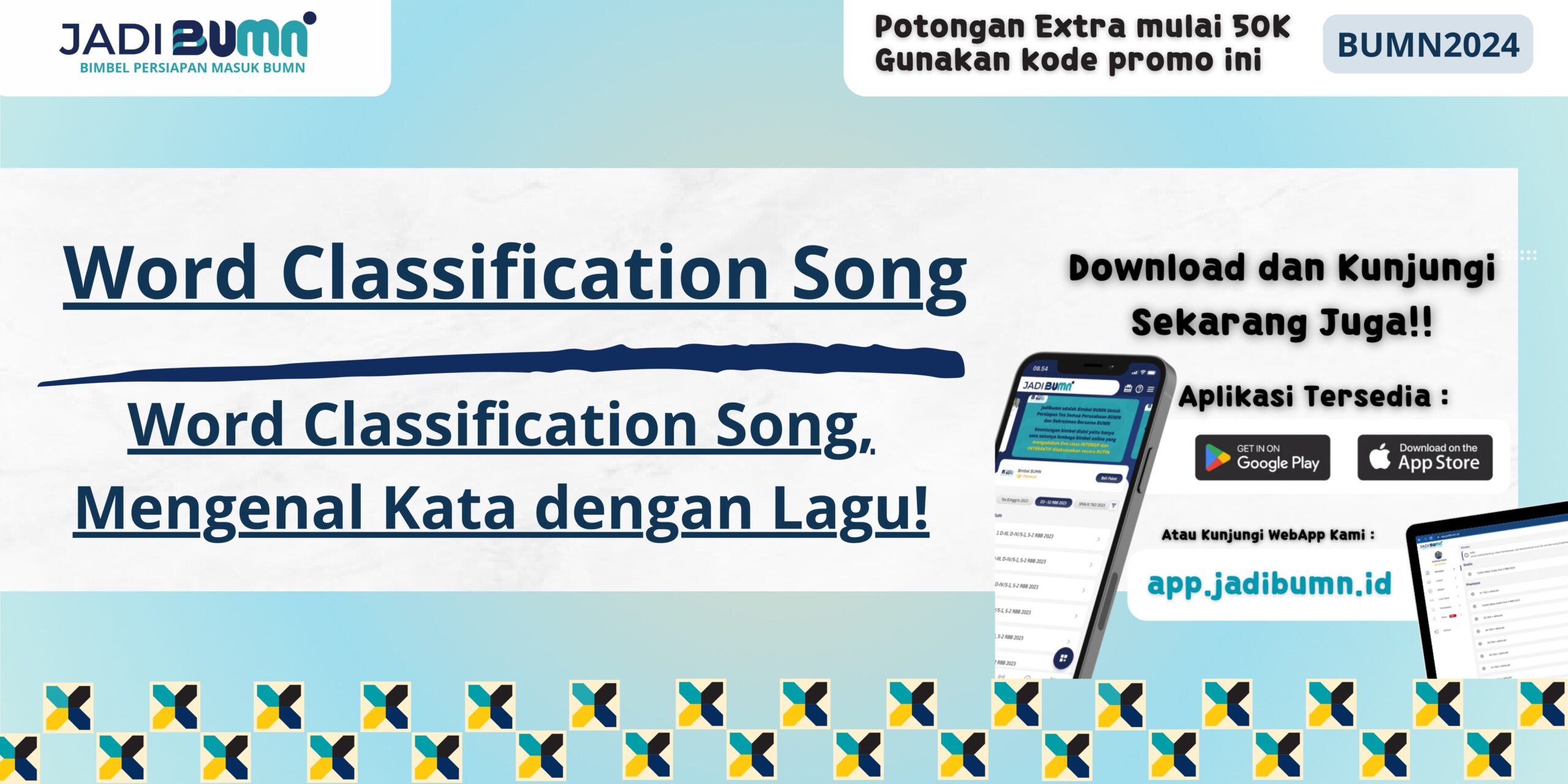 Word Classification Song, Mengenal Kata dengan Lagu!