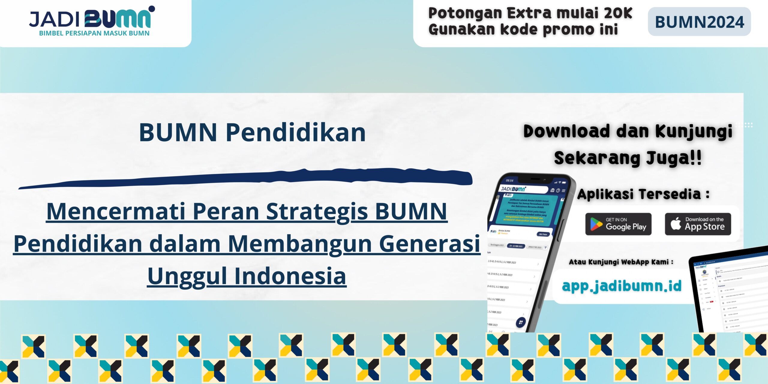 BUMN Pendidikan - Mencermati Peran Strategis BUMN Pendidikan dalam Membangun Generasi Unggul Indonesia