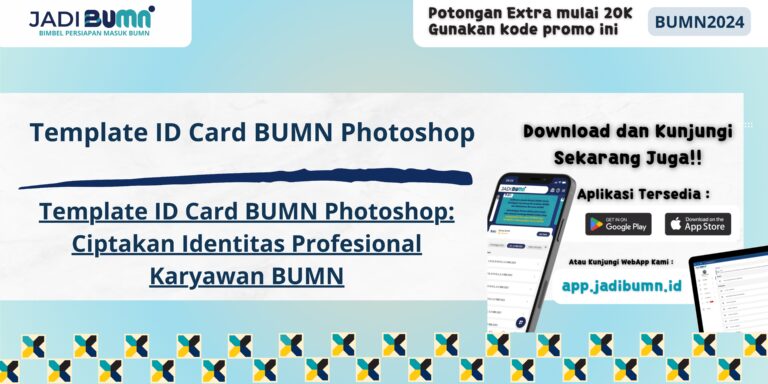 Template ID Card BUMN Photoshop - Template ID Card BUMN Photoshop: Ciptakan Identitas Profesional Karyawan BUMN