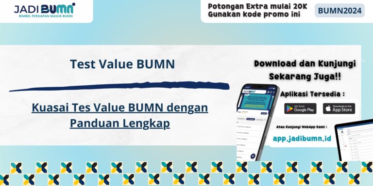 Test Value BUMN - Kuasai Tes Value BUMN dengan Panduan Lengkap - Kuasai Tes Value BUMN dengan Panduan Lengkap