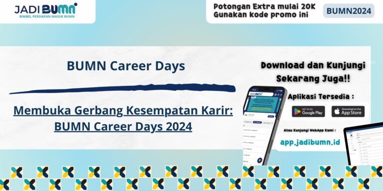 BUMN Career Days - Membuka Gerbang Kesempatan Karir: BUMN Career Days 2024