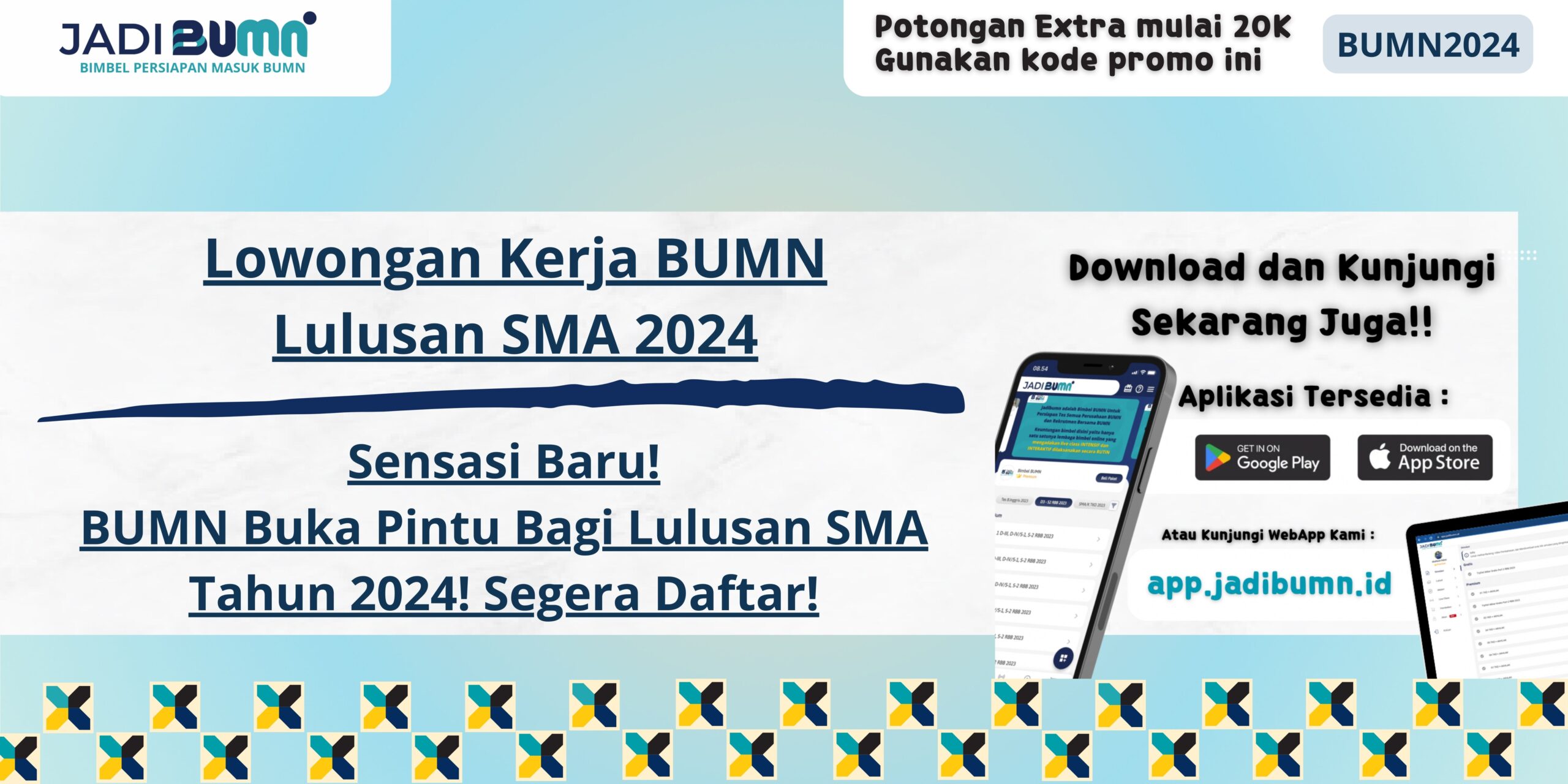 Lowongan Kerja BUMN Lulusan SMA 2024 - Sensasi Baru! BUMN Buka Pintu Bagi Lulusan SMA Tahun 2024! Segera Daftar!