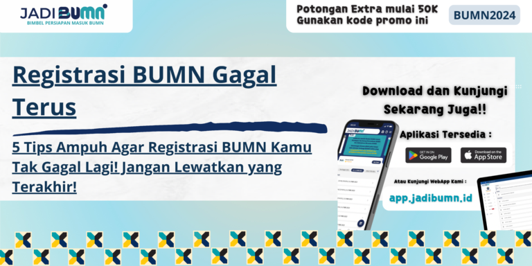 Registrasi BUMN Gagal Terus