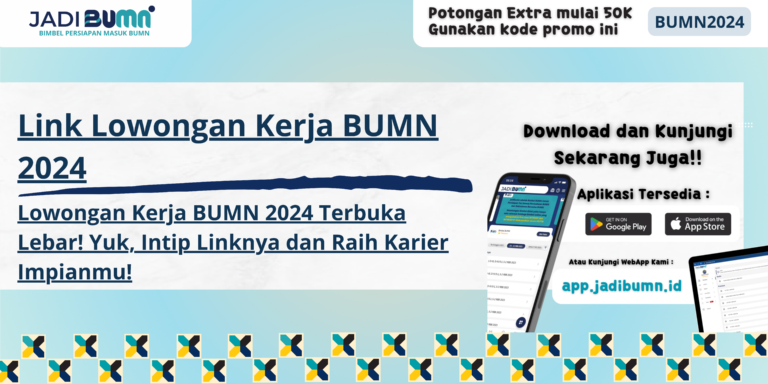 Link Lowongan Kerja BUMN 2024