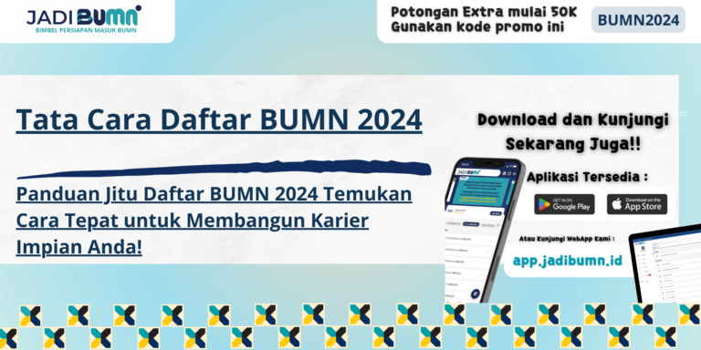 Tata Cara Daftar BUMN 2024