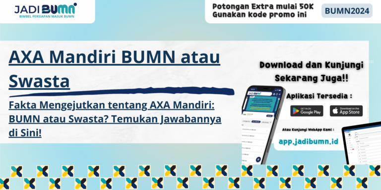 AXA Mandiri BUMN atau Swasta