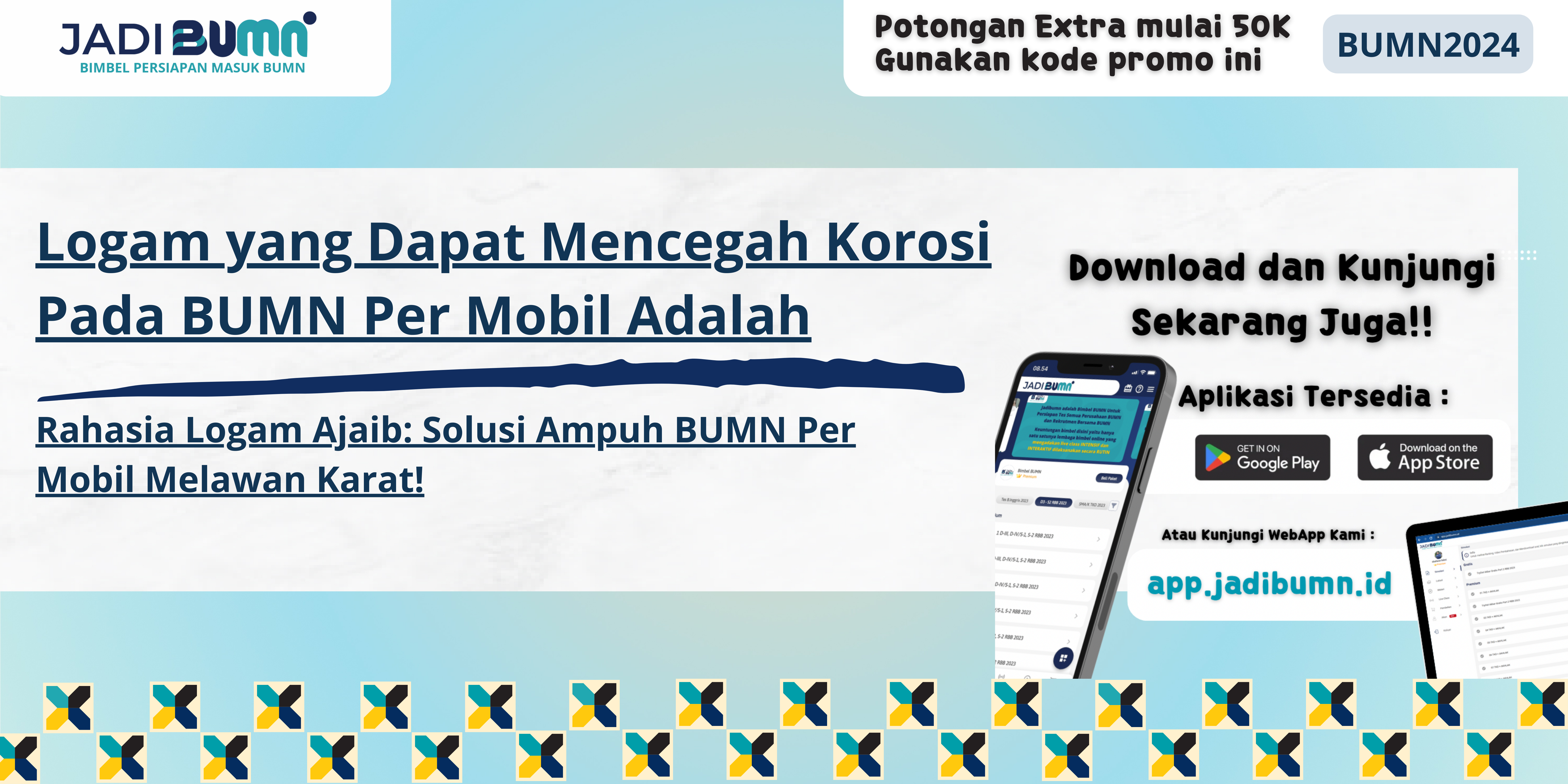 Logam yang Dapat Mencegah Korosi Pada BUMN Per Mobil Adalah