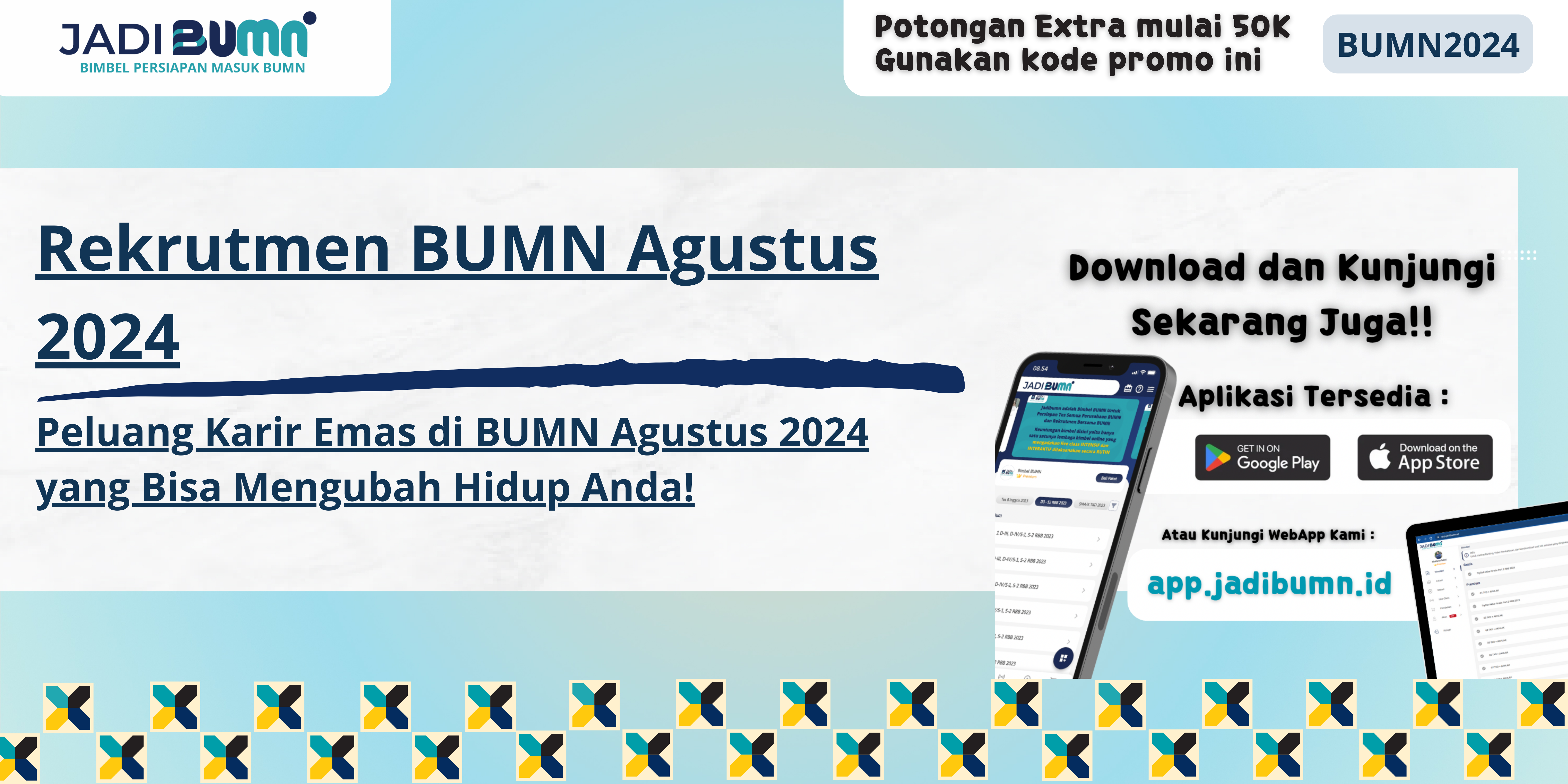 Rekrutmen BUMN Agustus 2024