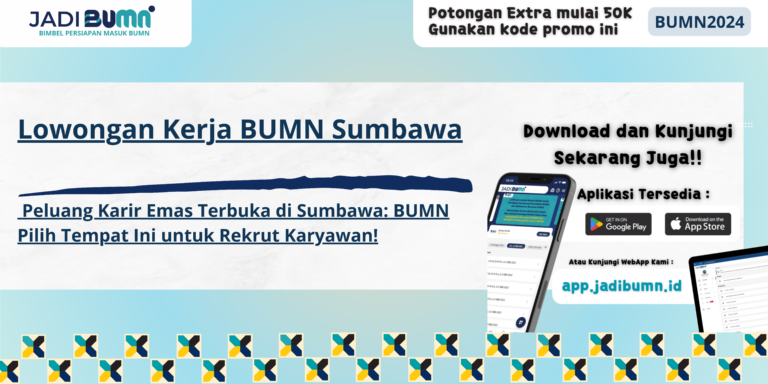 Lowongan Kerja BUMN Sumbawa