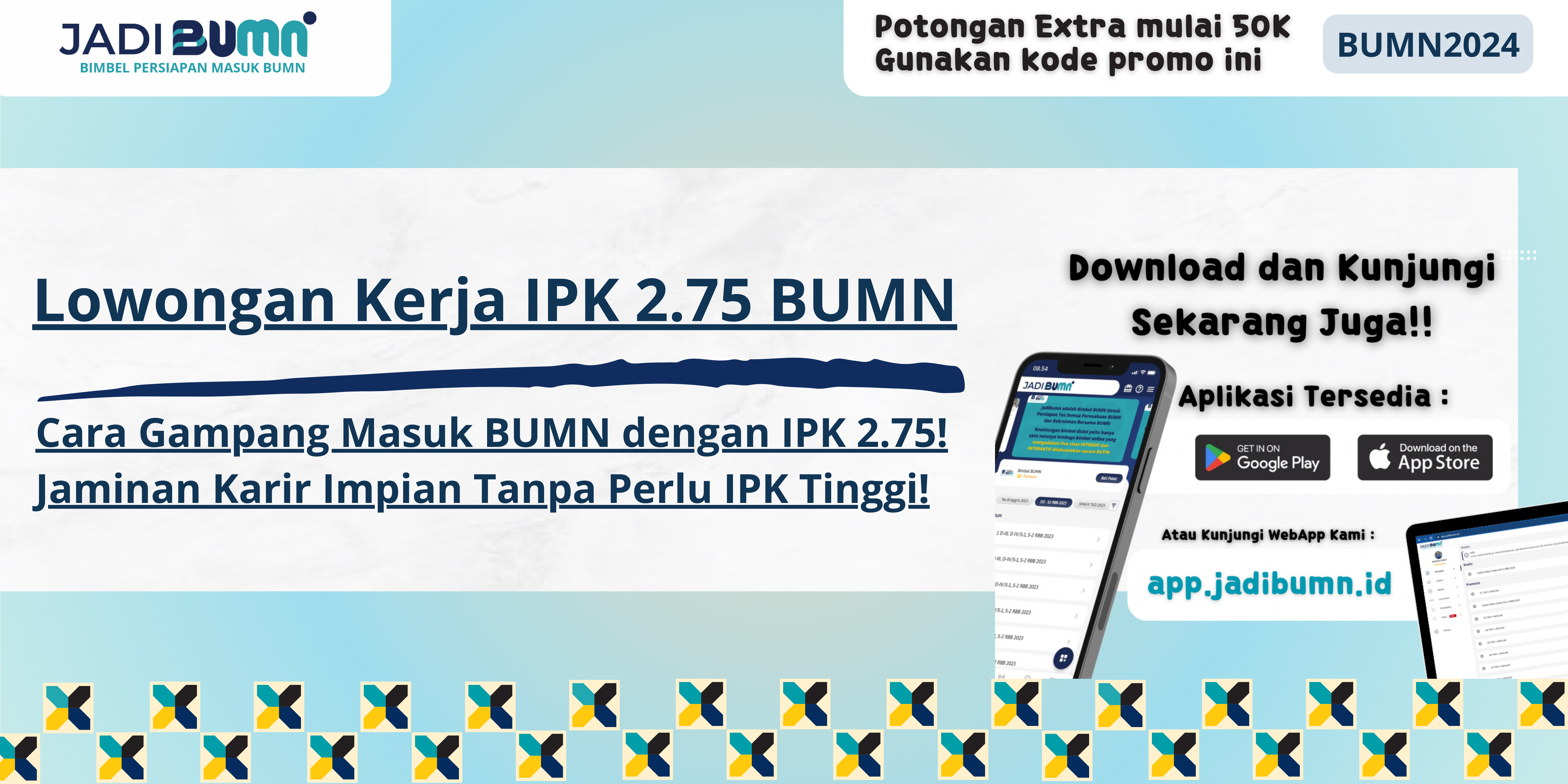 Lowongan Kerja IPK 2.75 BUMN