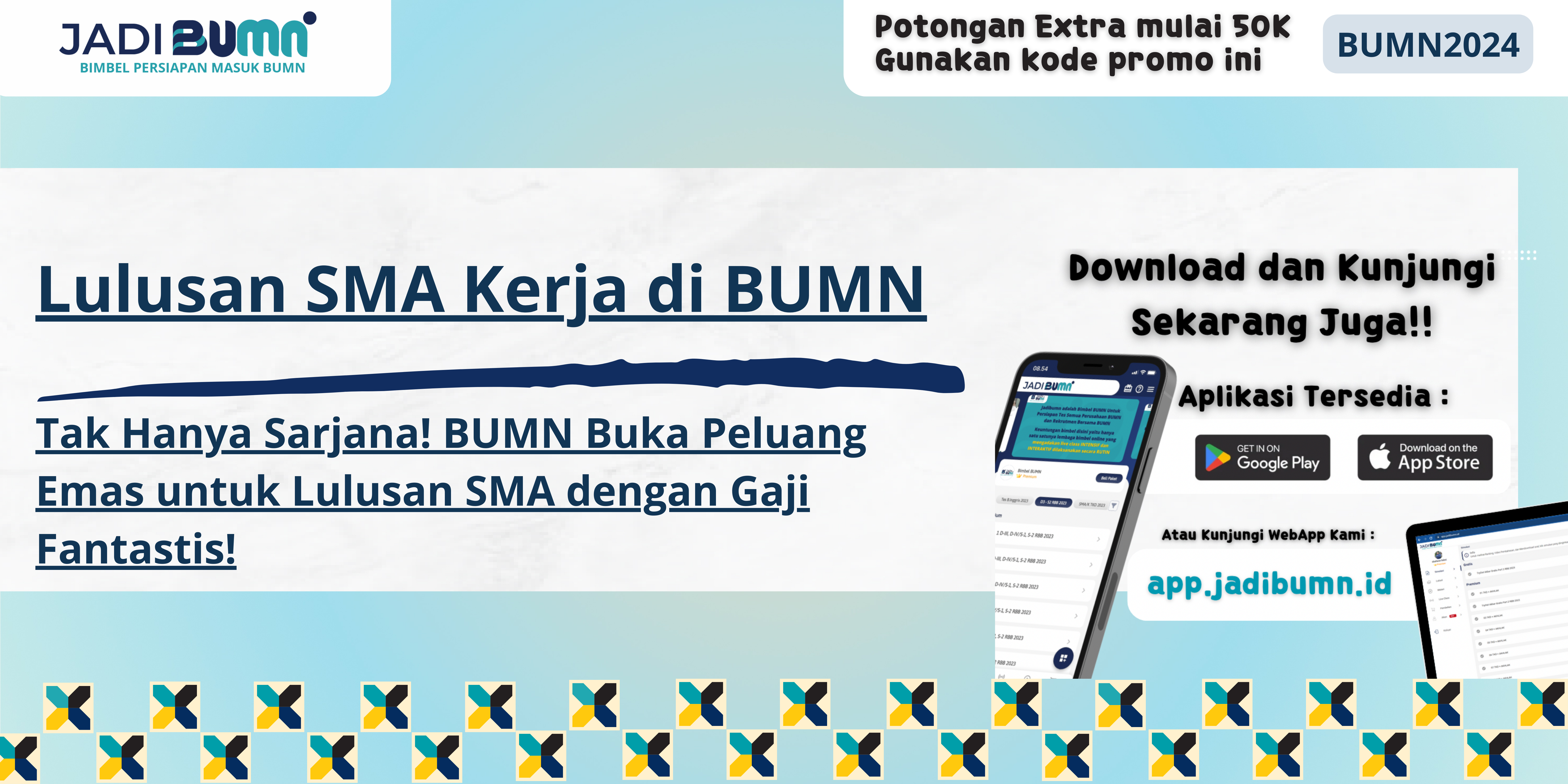 Lulusan SMA Kerja di BUMN