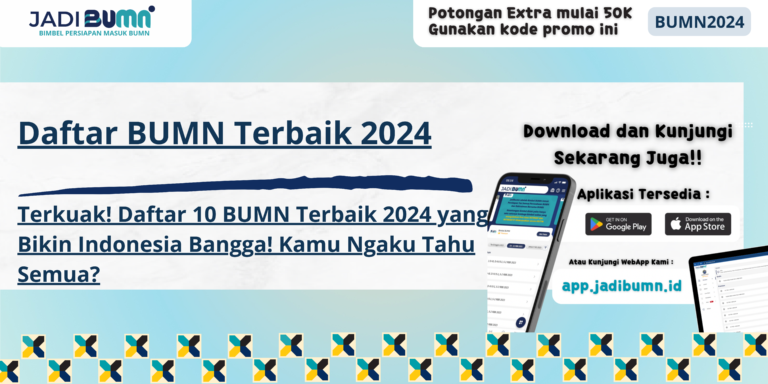 Daftar BUMN Terbaik 2024