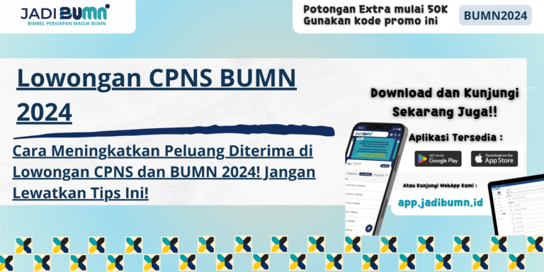 Lowongan CPNS BUMN 2024