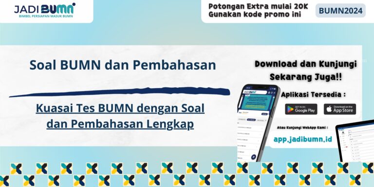 Soal BUMN dan Pembahasan - Kuasai Tes BUMN dengan Soal dan Pembahasan Lengkap