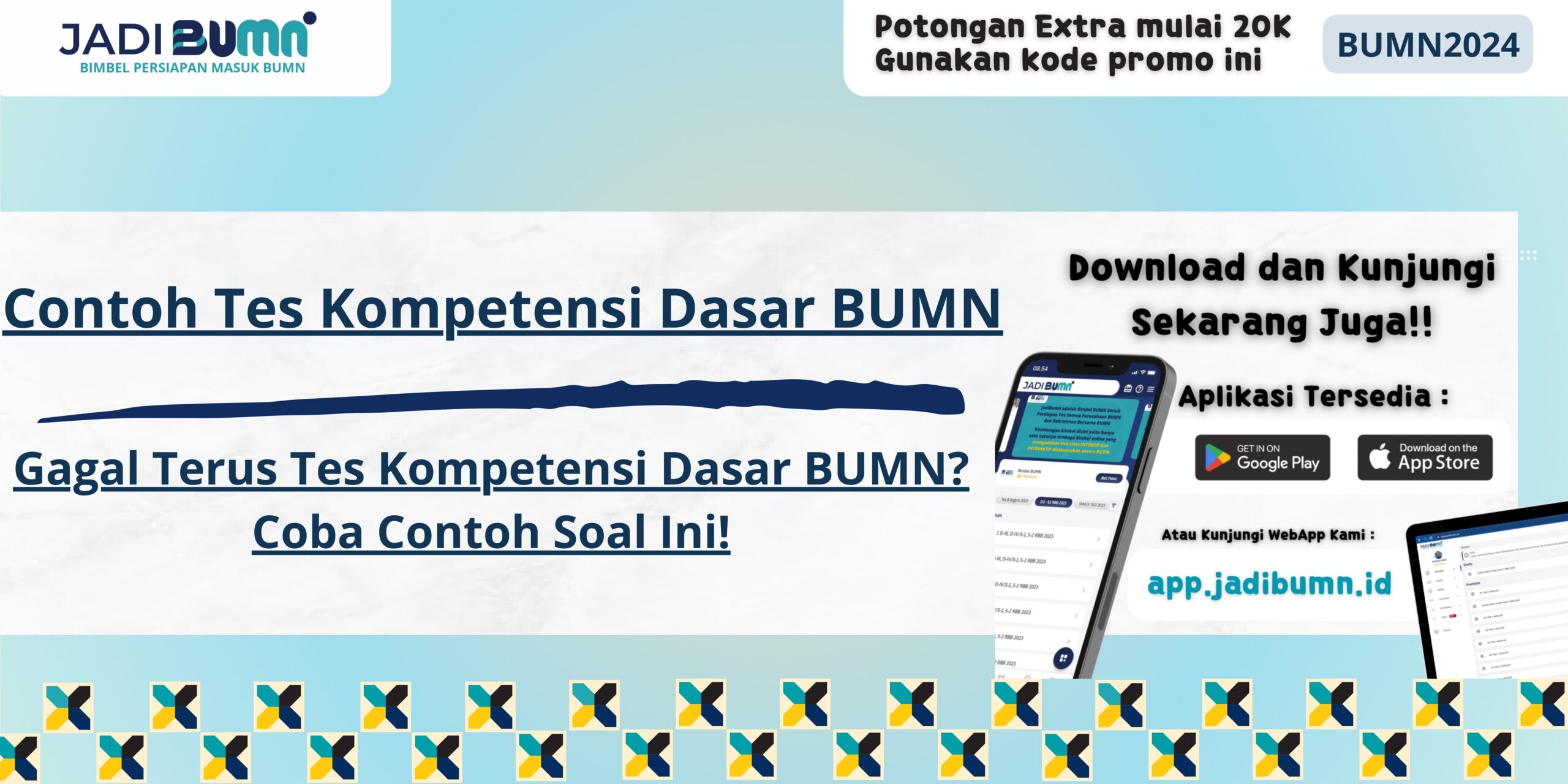 Contoh Tes Kompetensi Dasar BUMN - Gagal Terus Tes Kompetensi Dasar BUMN? Coba Contoh Soal Ini!