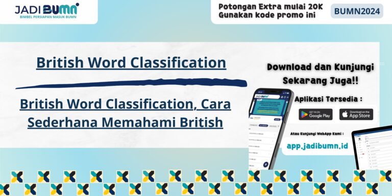 British Word Classification