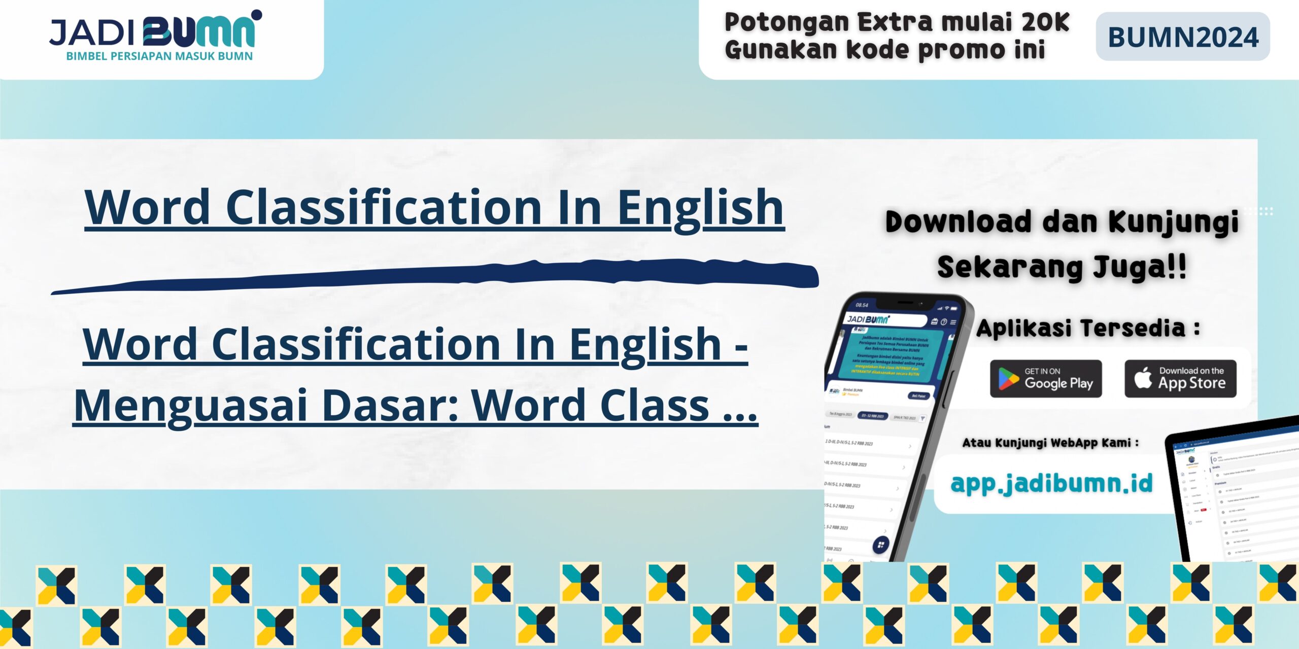 Word Classification In English - Menguasai Dasar: Word Class ...