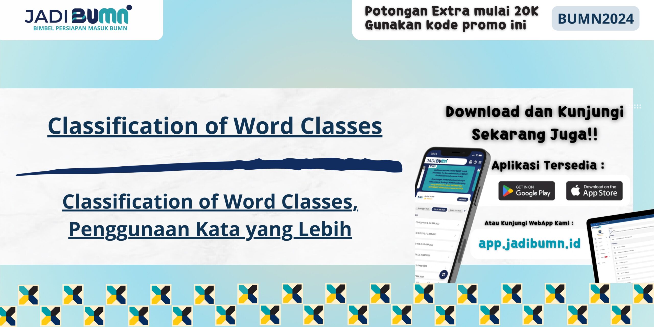 Classification of Word Classes, Penggunaan Kata yang Lebih ...