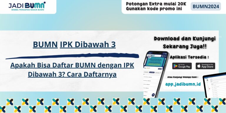 bumn ipk dibawah 3