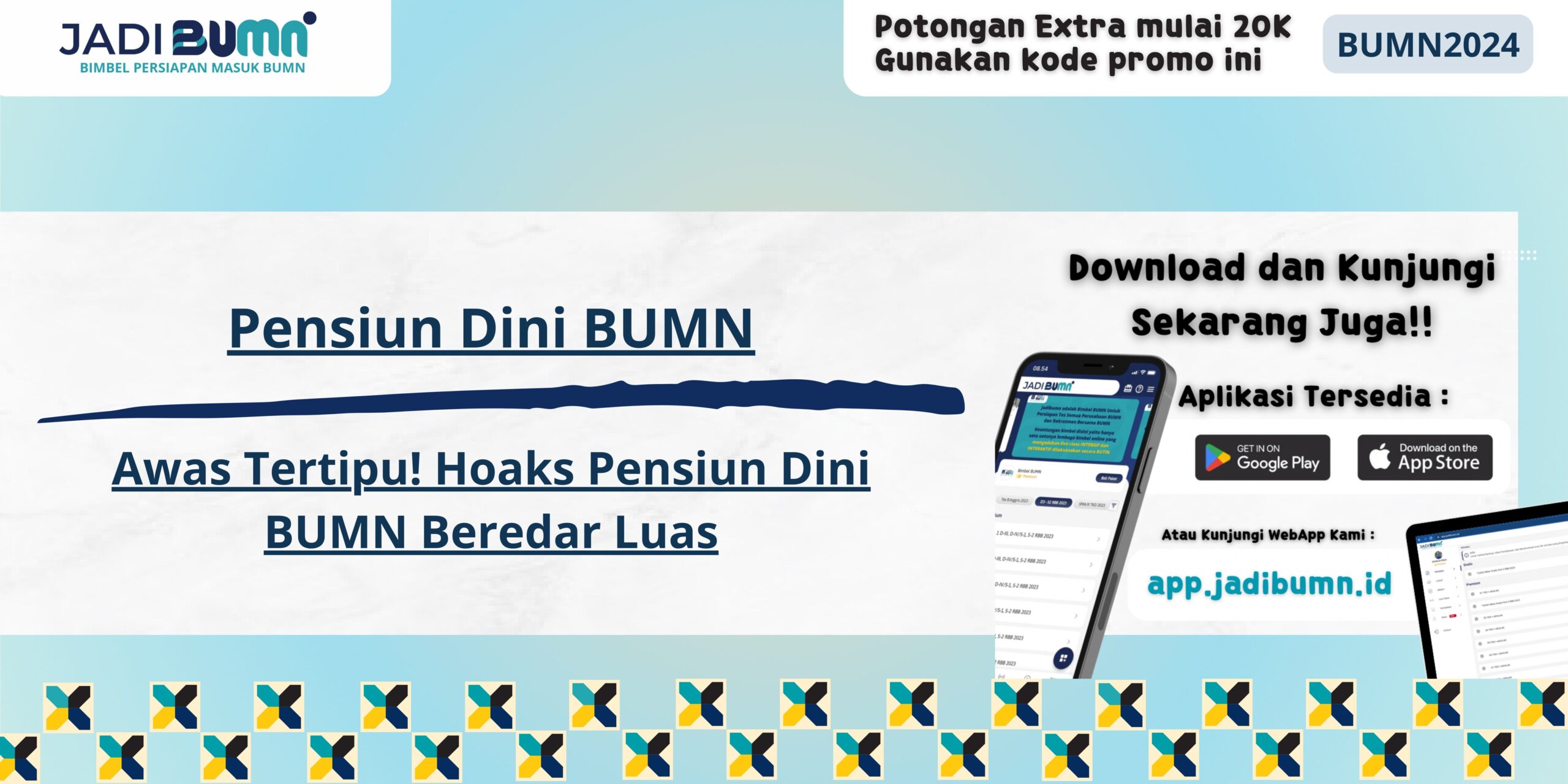 Pensiun Dini BUMN - Awas Tertipu! Hoaks Pensiun Dini BUMN Beredar Luas