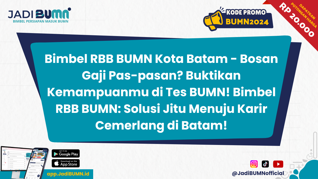 Bimbel RBB BUMN Kota Batam