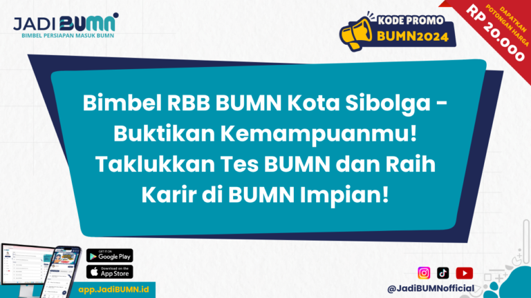 Bimbel RBB BUMN Kota Sibolga