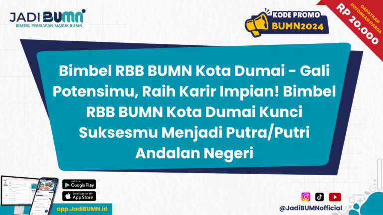 Bimbel RBB BUMN Kota Dumai