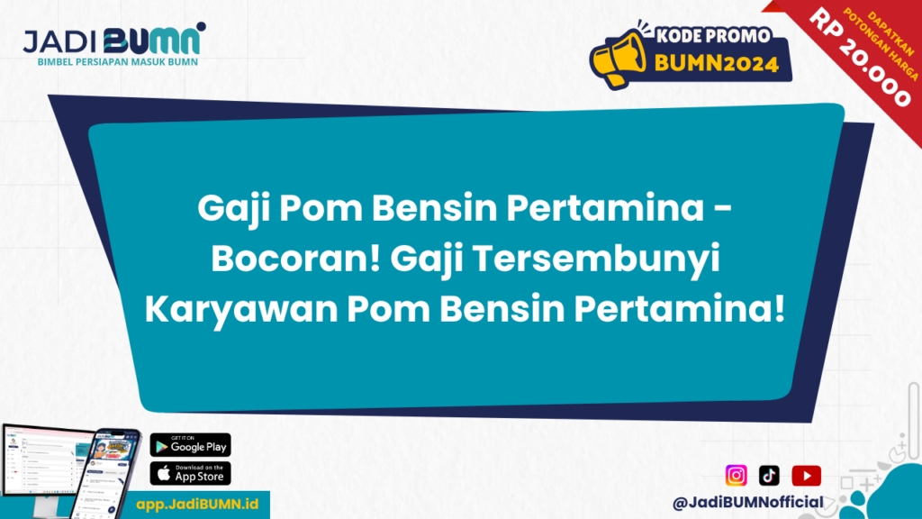 Gaji Pom Bensin Pertamina - Bocoran! Gaji Tersembunyi Karyawan Pom Bensin Pertamina!