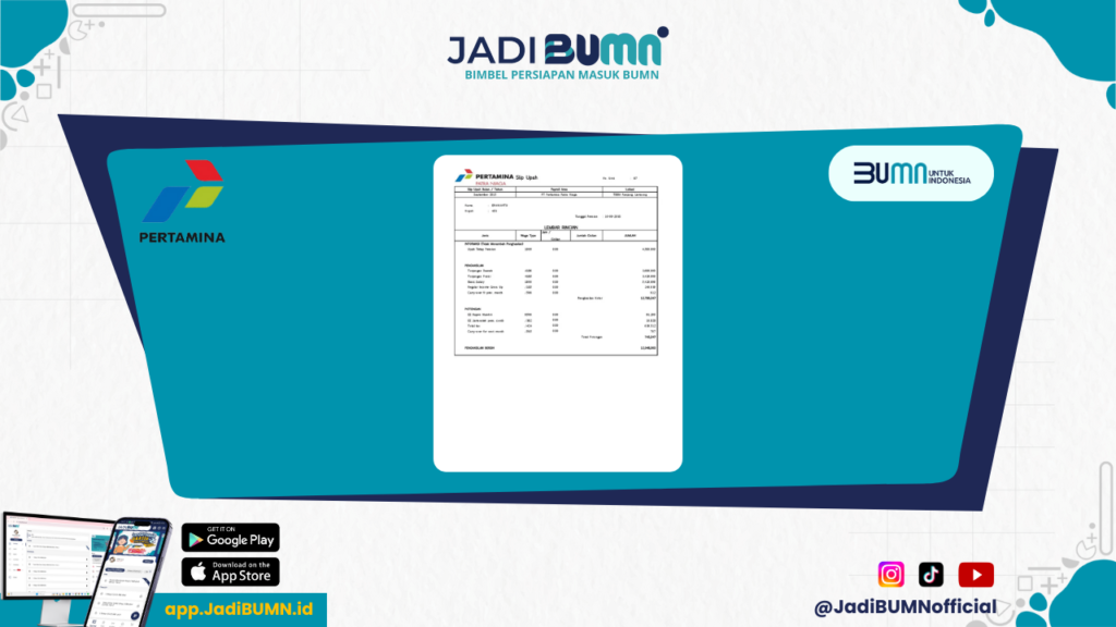 Slip Gaji Pertamina PDF - Sudah Tahu? Beginilah Penampakan Slip Gaji Pertamina dalam PDF