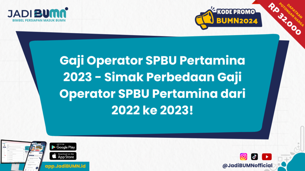 Gaji Operator SPBU Pertamina 2023 - Simak Perbedaan Gaji Operator SPBU Pertamina dari 2022 ke 2023!