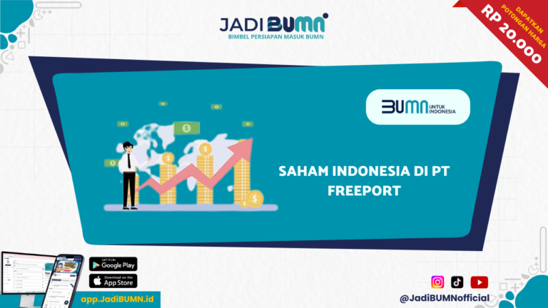 Saham Indonesia di PT Freeport