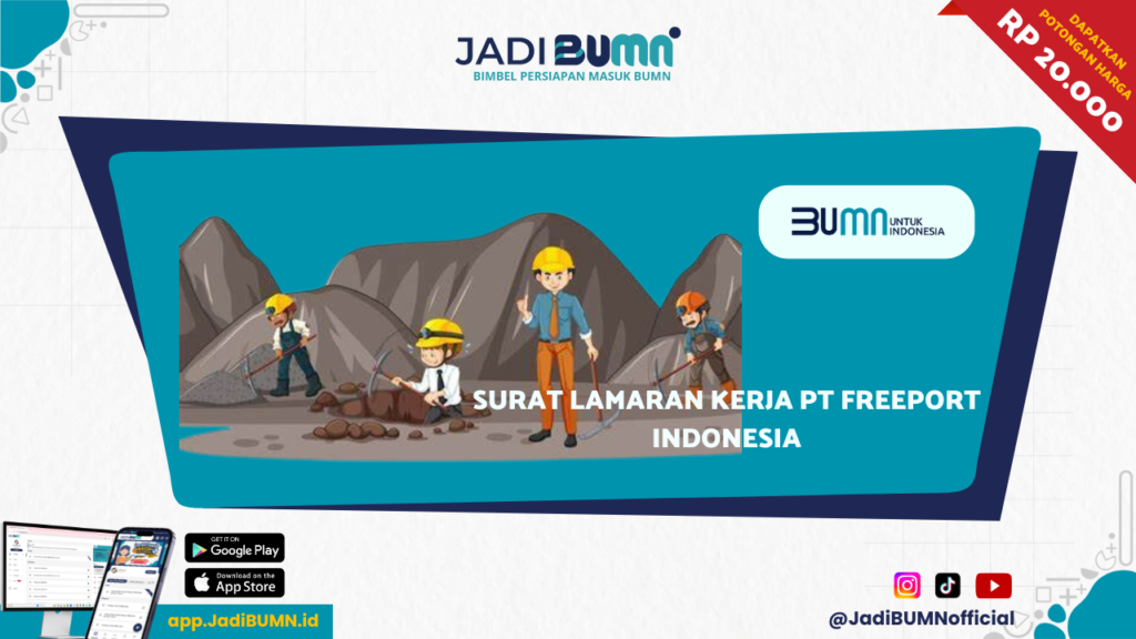 Surat Lamaran Kerja PT Freeport Indonesia